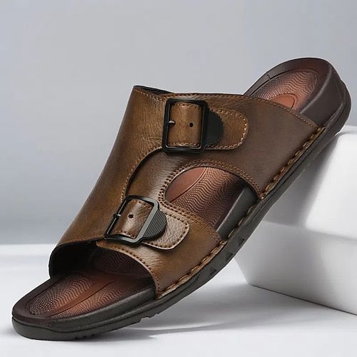 Handmade Leather Slippers