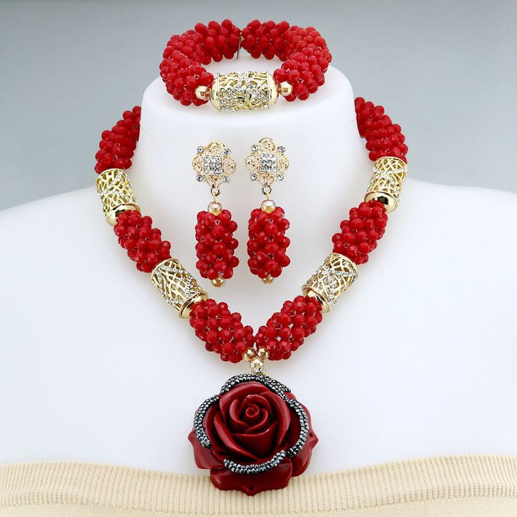 Beaded Bridal Jewelry Set